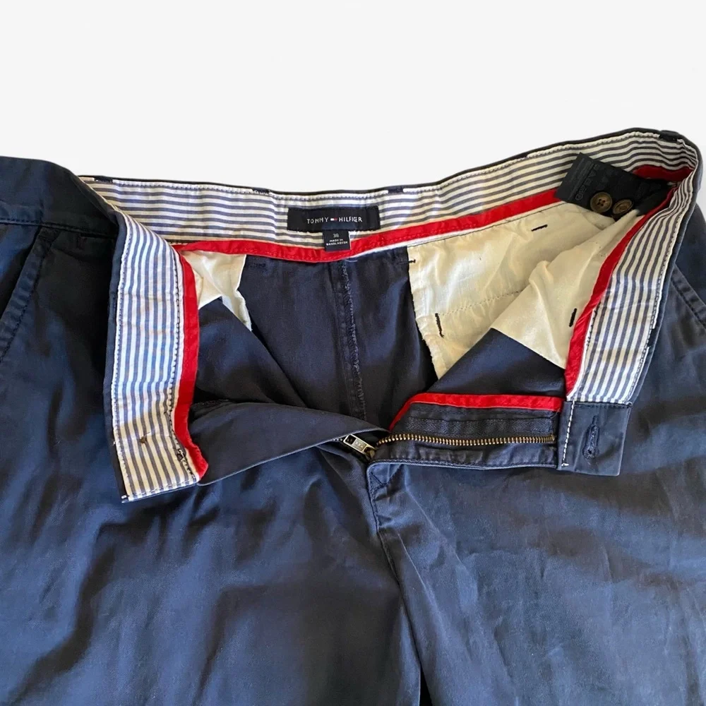 Tommy Hilfiger Classic Navy Men's Cargo Shorts 38 - Picture 2 of 5